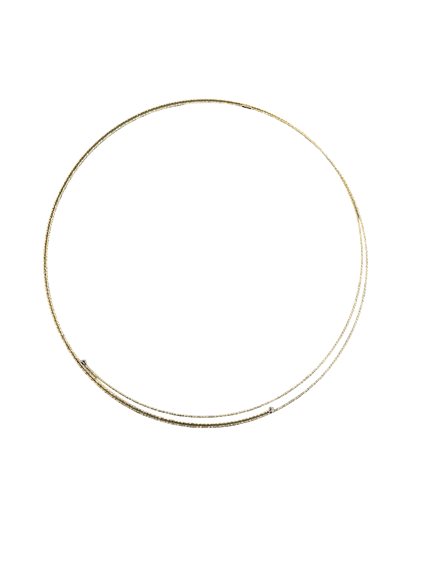 Collana Magic Wire Donna Perfect in Oro Diamante 0.04 Ct 17-C - 17-C